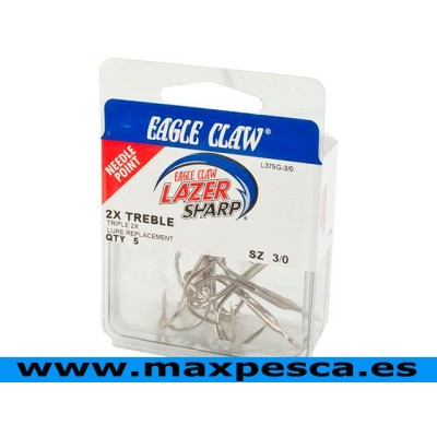 Anzuelo triple EAGLE CLAW L375GH-3/0
