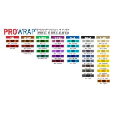 Hilo anillar ProWrap Metallic 100Y  A - GOLD LEAF