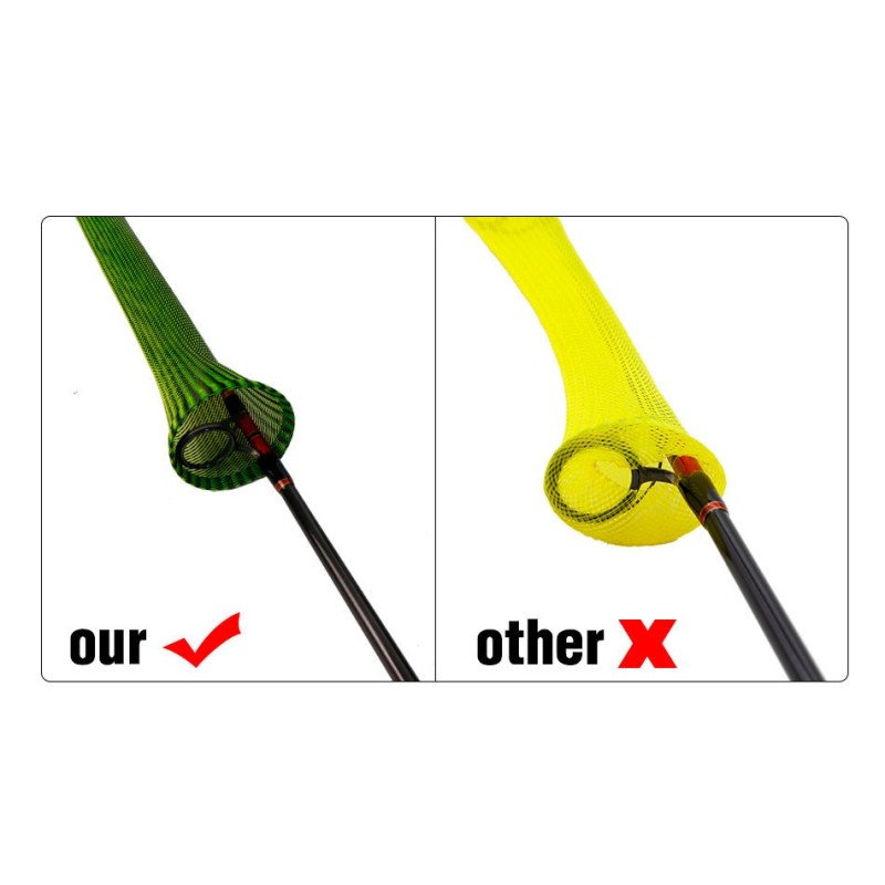 Funda calcetín  para caña de pesca 3 - 5 cms  