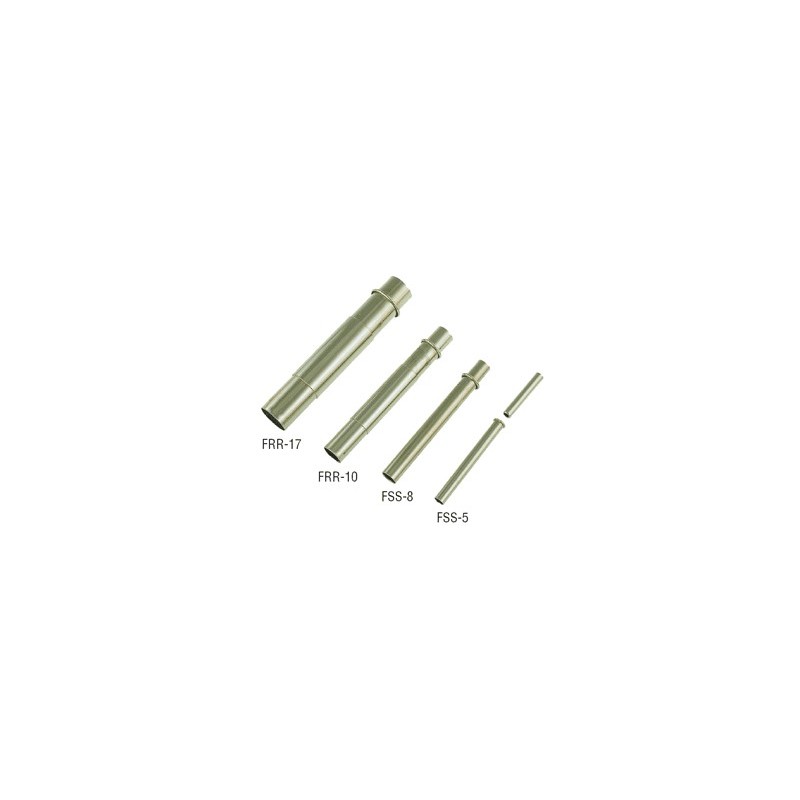 Férula de latón cromado 6.5 mm