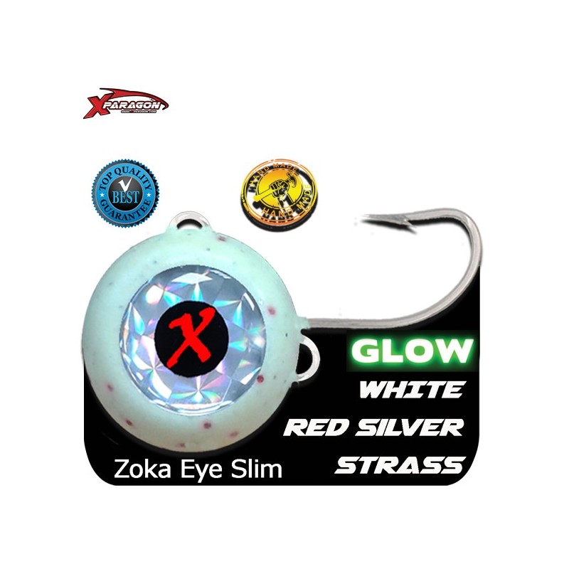 Señuelo X-PARAGON ZOKA EYES SLIM GLOW STRASS 100 grs