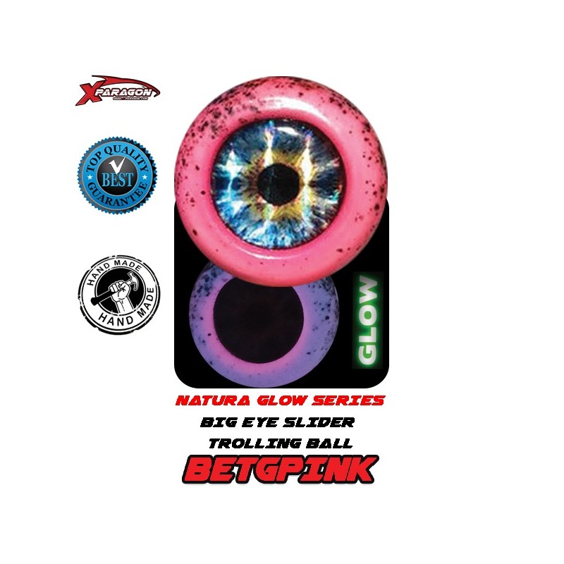 Señuelo X-PARAGON BIG EYE SLIDER TROLLING BALL NATURA GLOW 330 grs