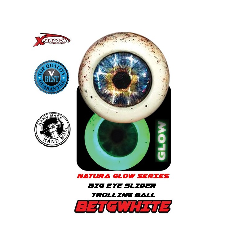 Señuelo X-PARAGON BIG EYE SLIDER TROLLING BALL NATURA GLOW 330 grs