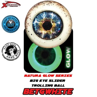 Señuelo X-PARAGON BIG EYE SLIDER TROLLING BALL NATURA GLOW 330 grs