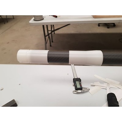 Tangón de pesca de carbono ITALCANNA 370 adaptados a cañeros ROCKET