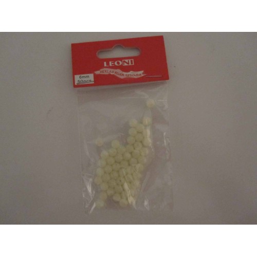 Perla fluorescente redonda