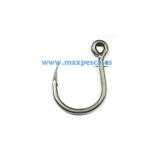 Anzuelo simple ojal plano PROANGLERS 10/0 "sin muerte"