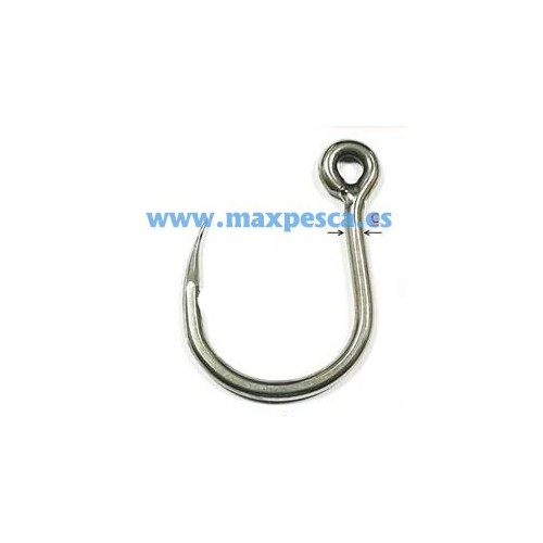 Anzuelo simple ojal plano PROANGLERS 10/0 "sin muerte"