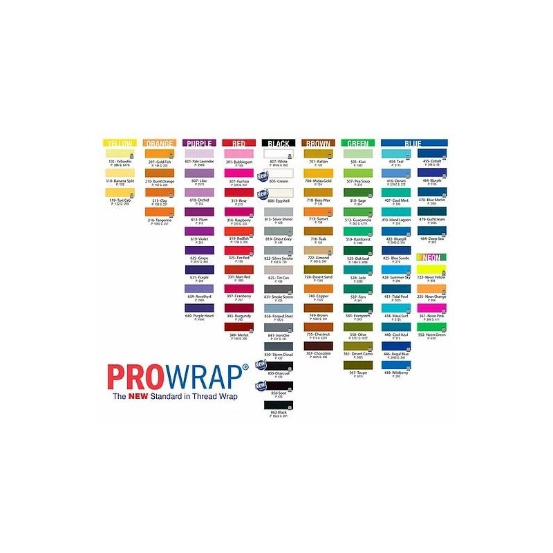 Hilo anillar ProWrap Nylon Rod 950Y  A - NEON YELLOW