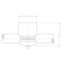 Base para portacañas para montar en barra inox 20-27mm
