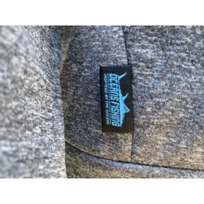 Sudadera de pesca OCEANS FISHING POLARTECH "Grey Tuna" Talla S