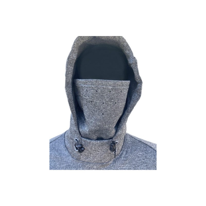 Sudadera de pesca OCEANS FISHING POLARTECH "Grey Tuna" Talla S