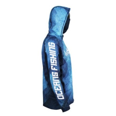 Camiseta de pesca OCEANS FISHING Deep Blue talla S