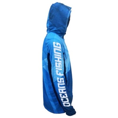 Camiseta de pesca OCEANS FISHING Deep Blue V2 talla S