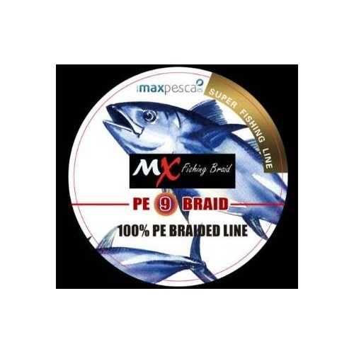Trenzado MX  9 hebras 0.20 mm Multicolor 300 metros