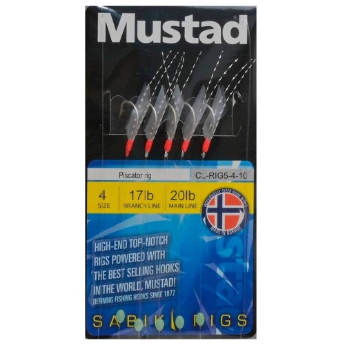 Sabiki Mustad Piscator talla 6