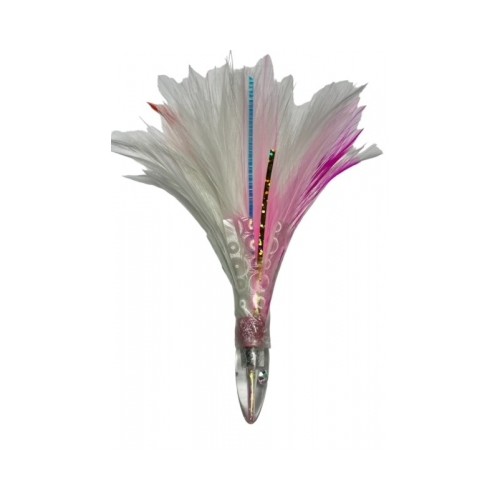 PLUMA CURRICAN BOLARIN 13 CMS rosa
