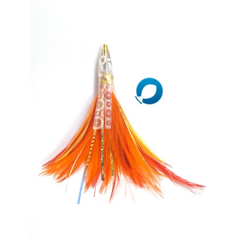 PLUMA CURRICAN BOLARIN 16 CMS naranja