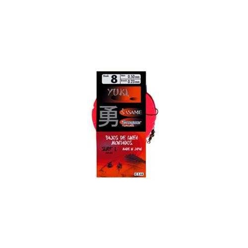 Bajo linea YUKI 3 anzuelos del 6 con hilo 0.30