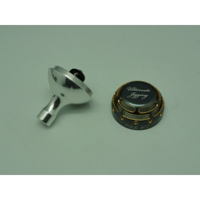 Pomo Ultimate Jigging 40mm Knob Type II w/ Bearing BLUE/SILVER