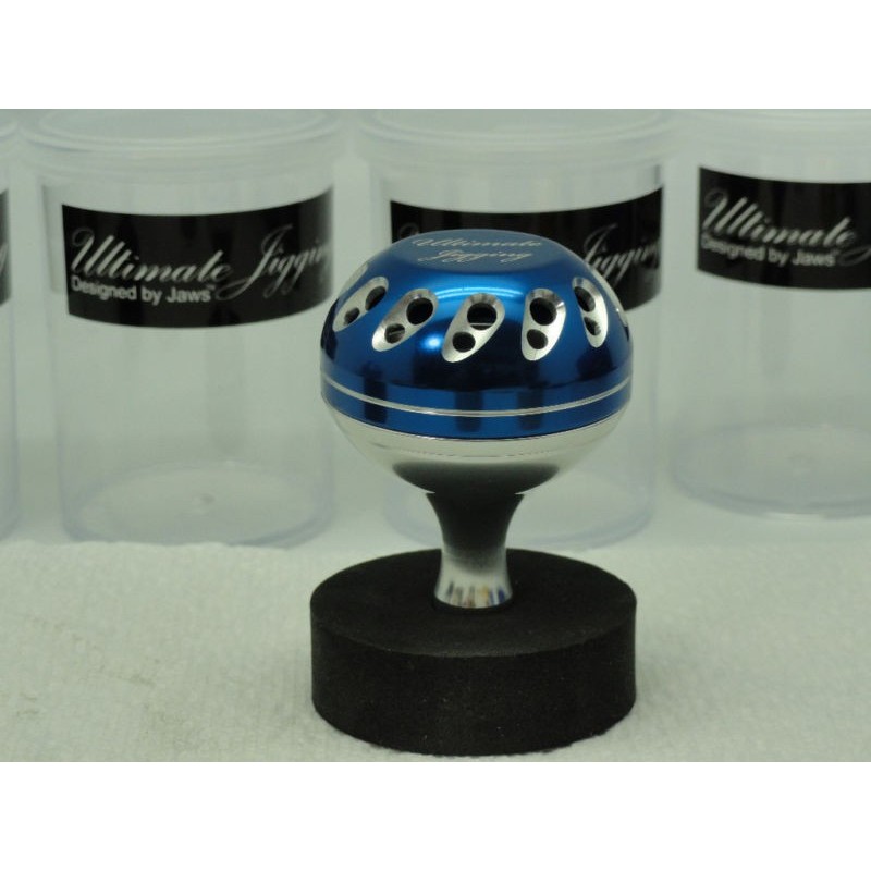Pomo ultimate jigging  45mm Knob w/o Bearing BLUE / SILVER