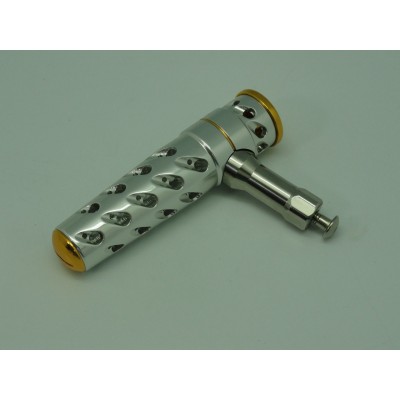 Pomo Ultimate Jigging T-Bar T092B Handle Knob - Avet Model SILVER / GOLD
