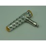 Pomo Ultimate Jigging T-Bar T092B Handle Knob - Avet Model SILVER / GOLD