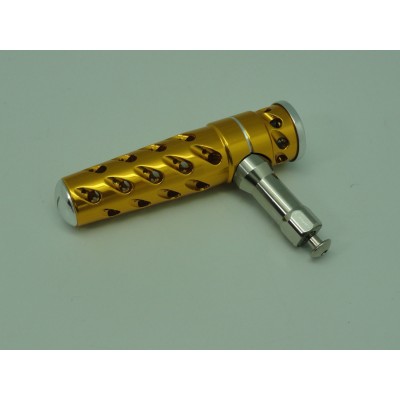 Pomo Ultimate Jigging T-Bar T092B Handle Knob - Avet Model GOLD / SILVER