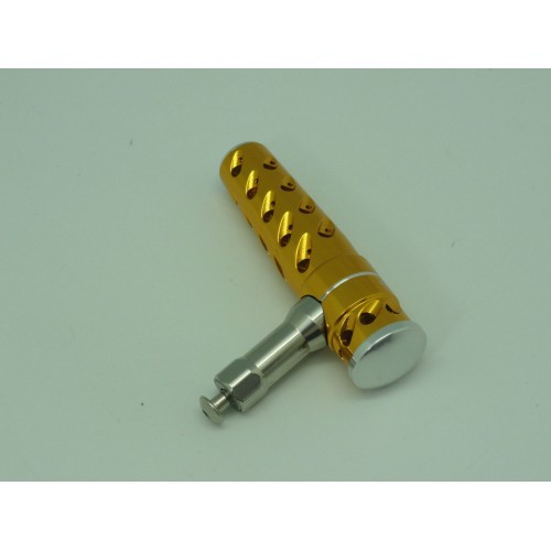 Pomo Ultimate Jigging T-Bar T092B Handle Knob - Avet Model GOLD / SILVER