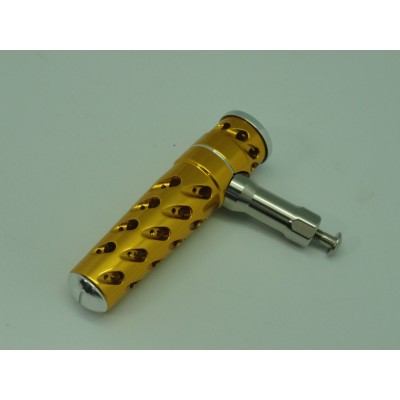 Pomo Ultimate Jigging T-Bar T092B Handle Knob - Avet Model GOLD / SILVER