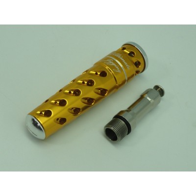 Pomo Ultimate Jigging T-Bar T092B Handle Knob - Avet Model GOLD / SILVER