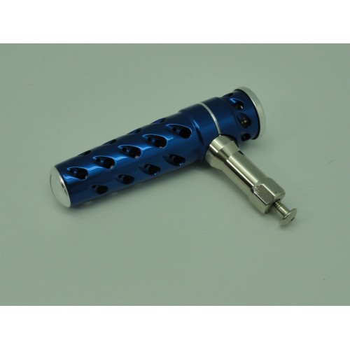 Pomo Ultimate Jigging T-Bar T092 Handle Knob w/o Bearing BLUE / SILVER