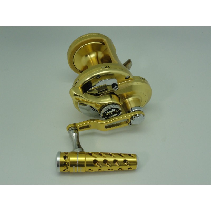 Pomo Ultimate Jigging T-Bar T092 Handle Knob w/o Bearing BLUE / SILVER