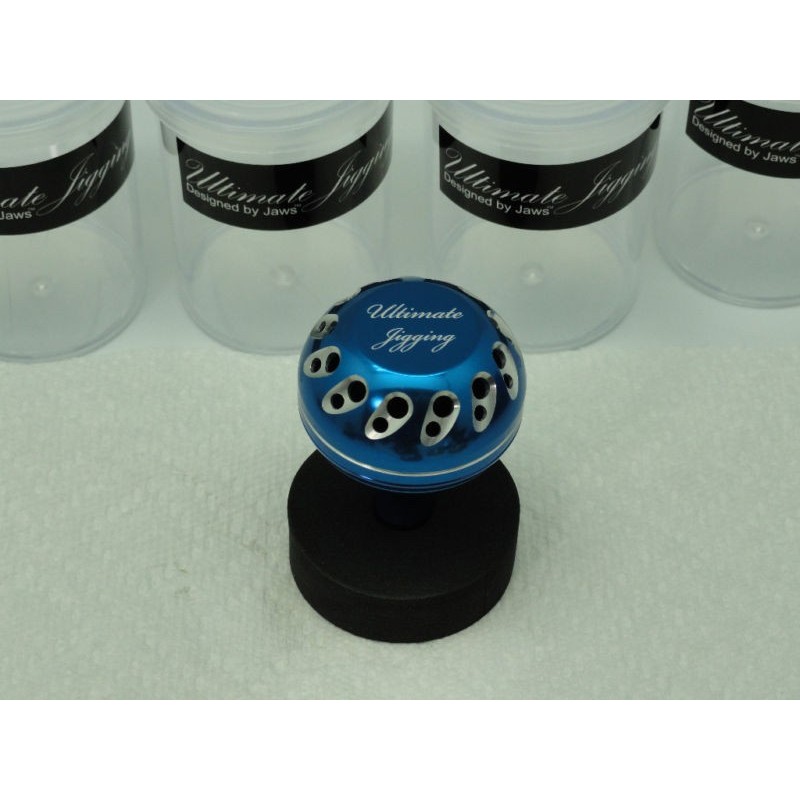 Pomo ultimate jigging  45mm Knob w/o Bearing BLUE / SILVER