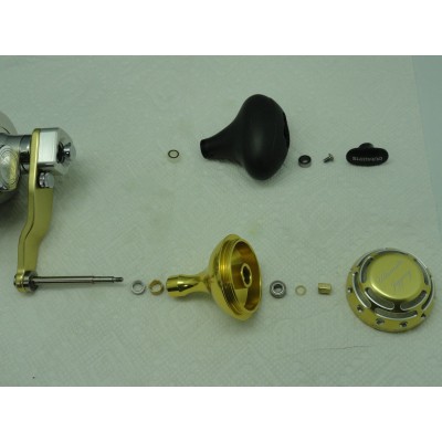 Pomo ultimate jigging  45mm Knob Type II w/o Bearing BLUE / SILVER