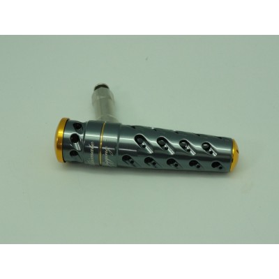 Pomo Ultimate Jigging T-Bar T092B Handle Knob - Avet Model GUMENTAL / GOLD