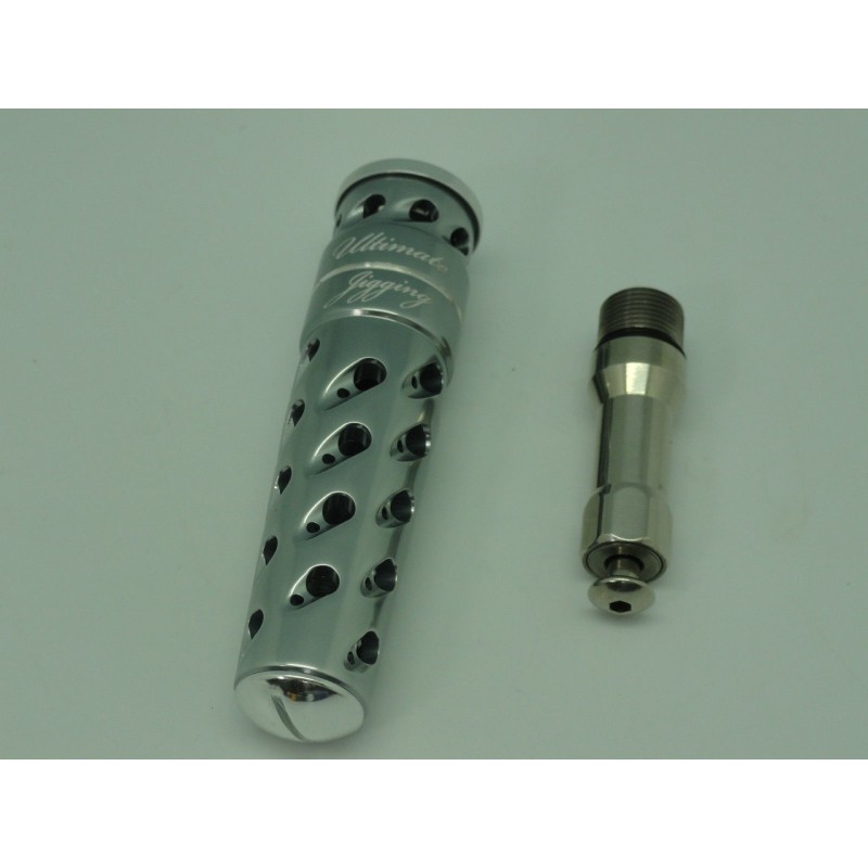Pomo Ultimate Jigging T-Bar T092B Handle Knob - Avet Model SILVER / GOLD