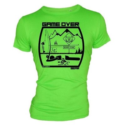 Camiseta de pesca HotSpot Desing GAME OVER - BEAR Talla M