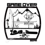Camiseta de pesca HotSpot Desing GAME OVER - BEAR Talla M