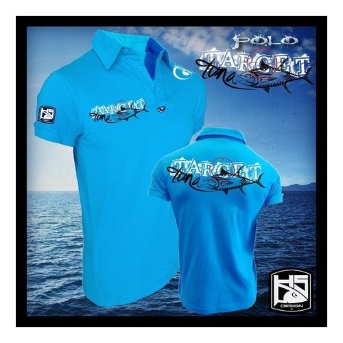 Polo de pesca HotSpot Desing TUNA TARGET Talla M