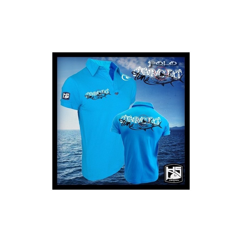 Polo de pesca HotSpot Desing TUNA TARGET Talla M