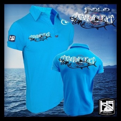 Polo de pesca HotSpot Desing TUNA TARGET Talla M