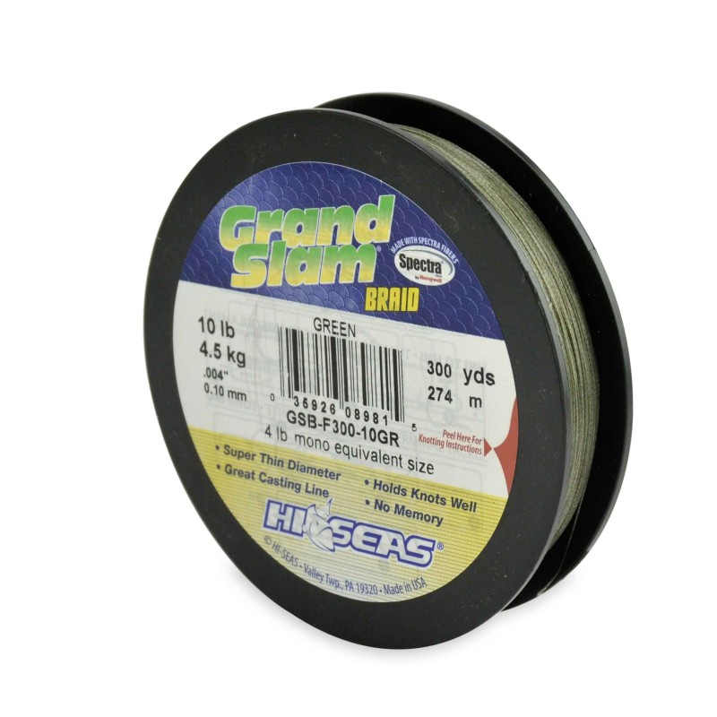 Trenzado HI-SEAS Grand Slam 0.10 mm verde
