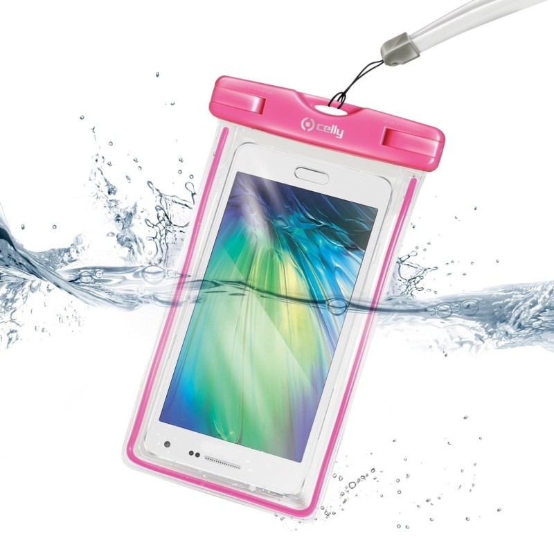 Funda waterproof rosa CELLY.
