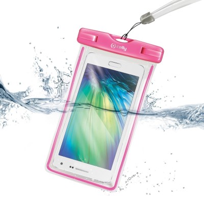Funda waterproof rosa CELLY.