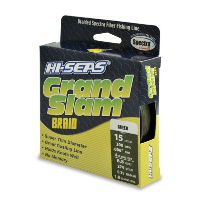 Trenzado HI-SEAS Grand Slam 0.15 mm verde