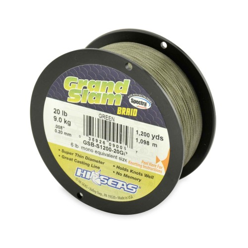 Trenzado HI-SEAS Grand Slam 0.20 mm verde