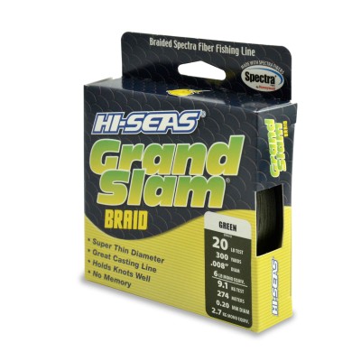 Trenzado HI-SEAS Grand Slam 0.20 mm verde