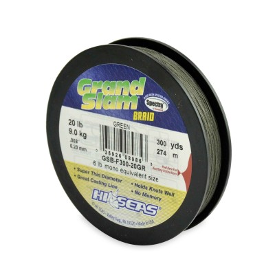 Trenzado HI-SEAS Grand Slam 0.20 mm verde