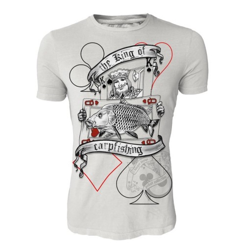 Camiseta de pesca HotSpot Desing THE KING OF CARPFISHING Talla M